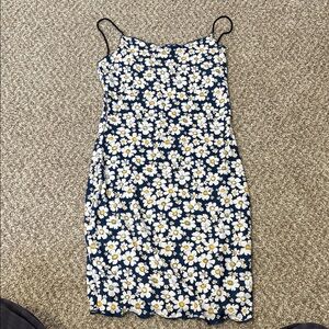 Floral Print Spaghetti Strap Dress